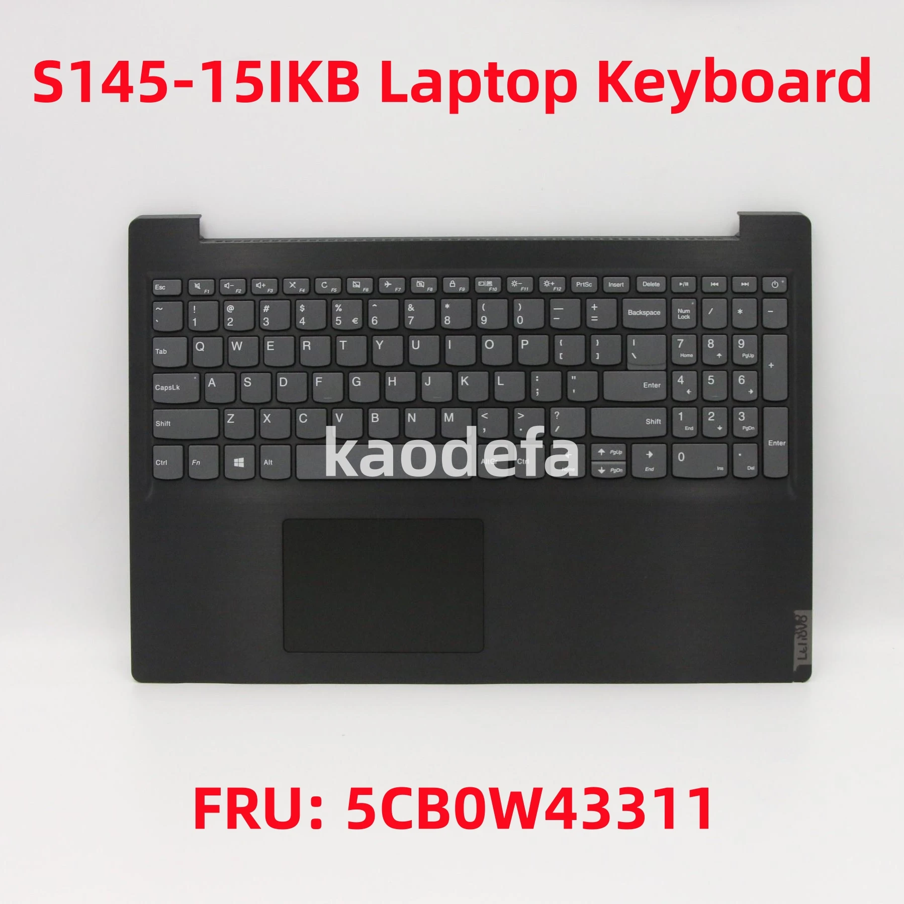 For Lenovo ideapad S145-15IKB Laptop Keyboard FRU: 5CB0W43311