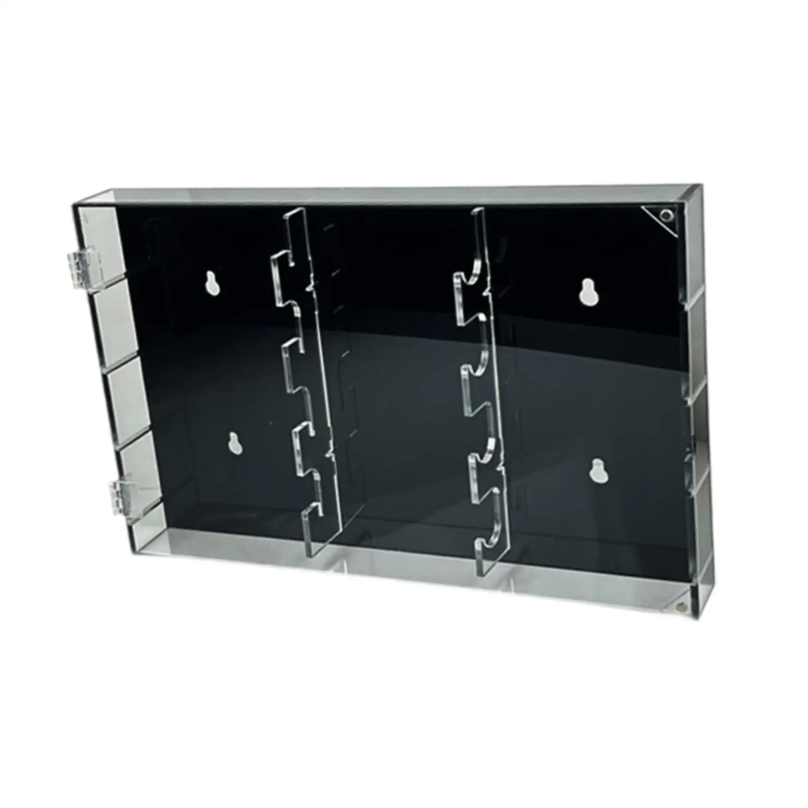 Acrylic Collection Display Cabinet, Acrylic Storage Box, Sturdy, Multifunctional, Wall Mounted Display Case for Farmhouse