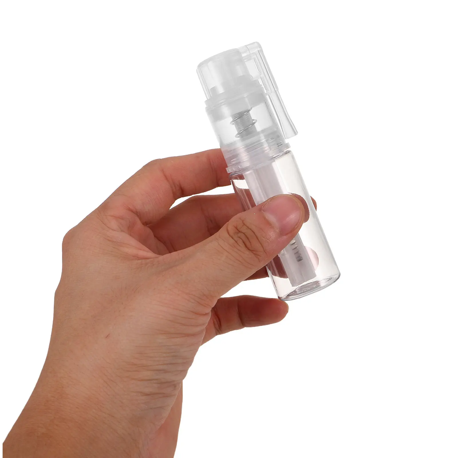 

3Pcs Plastic Powder Sprayer Bottle 18Ml Reusable Push Type Dispenser with Precision Thin Nozzle Even Dry Powder Coverage Travel