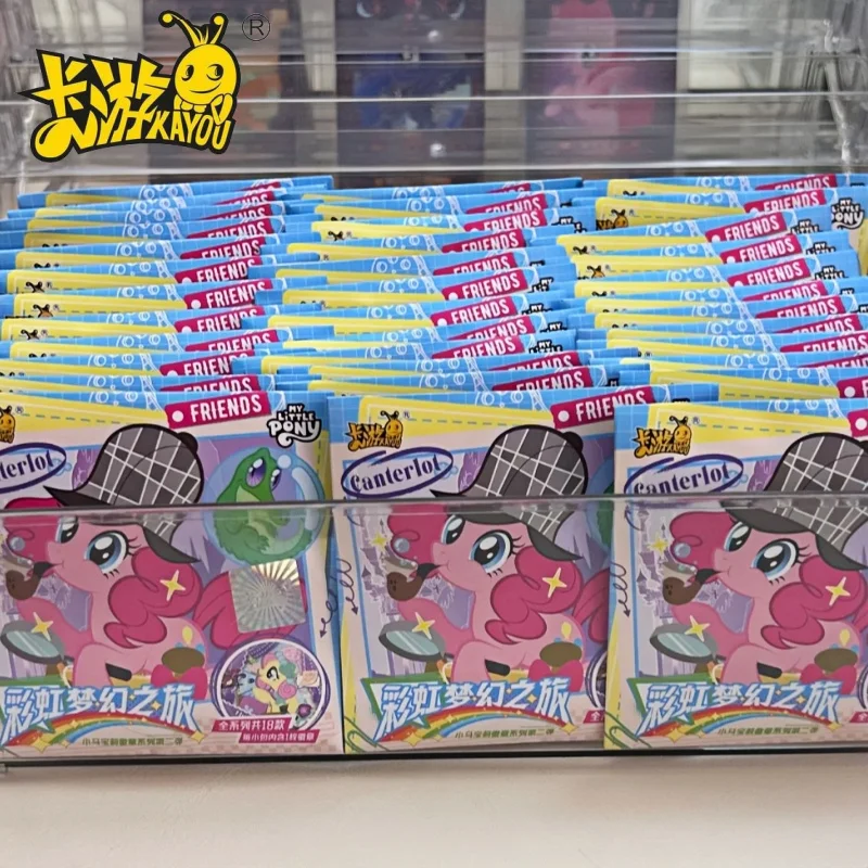 

Kayou My Little Pony 2, Радужное путешествие мечты, натуральная слепая коробка, кавайные сувенирные булавки, брошь, значок, значок, аниме-фигурка, подарки для детей