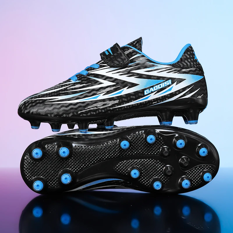 

Football Shoes Children Non Slip Society Cleats Soccer Shoes TF/FG Kids Indoor Football Field Boots Fast Professional Sneaker