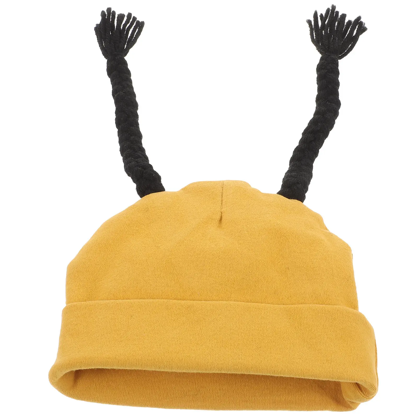 

Шапка для малышей и девочек, зимняя вязаная шапка из премиального хлопка, теплая, мягкая, эластичная, с декоративным элементом для хвостика, для игр на улице