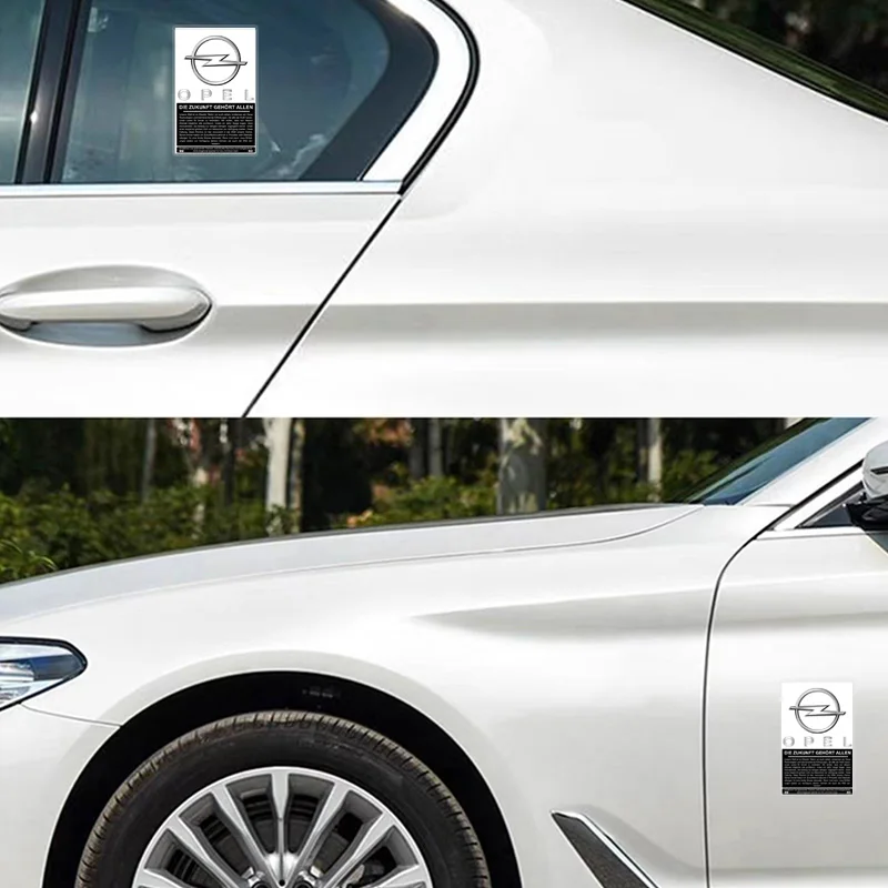 

1/2PCS JDM Static Car Head Glass stickers Decoratlve Emblem Stickers Fit For Opel Insignia Astra Antara Meriva Zafira H G Corsa