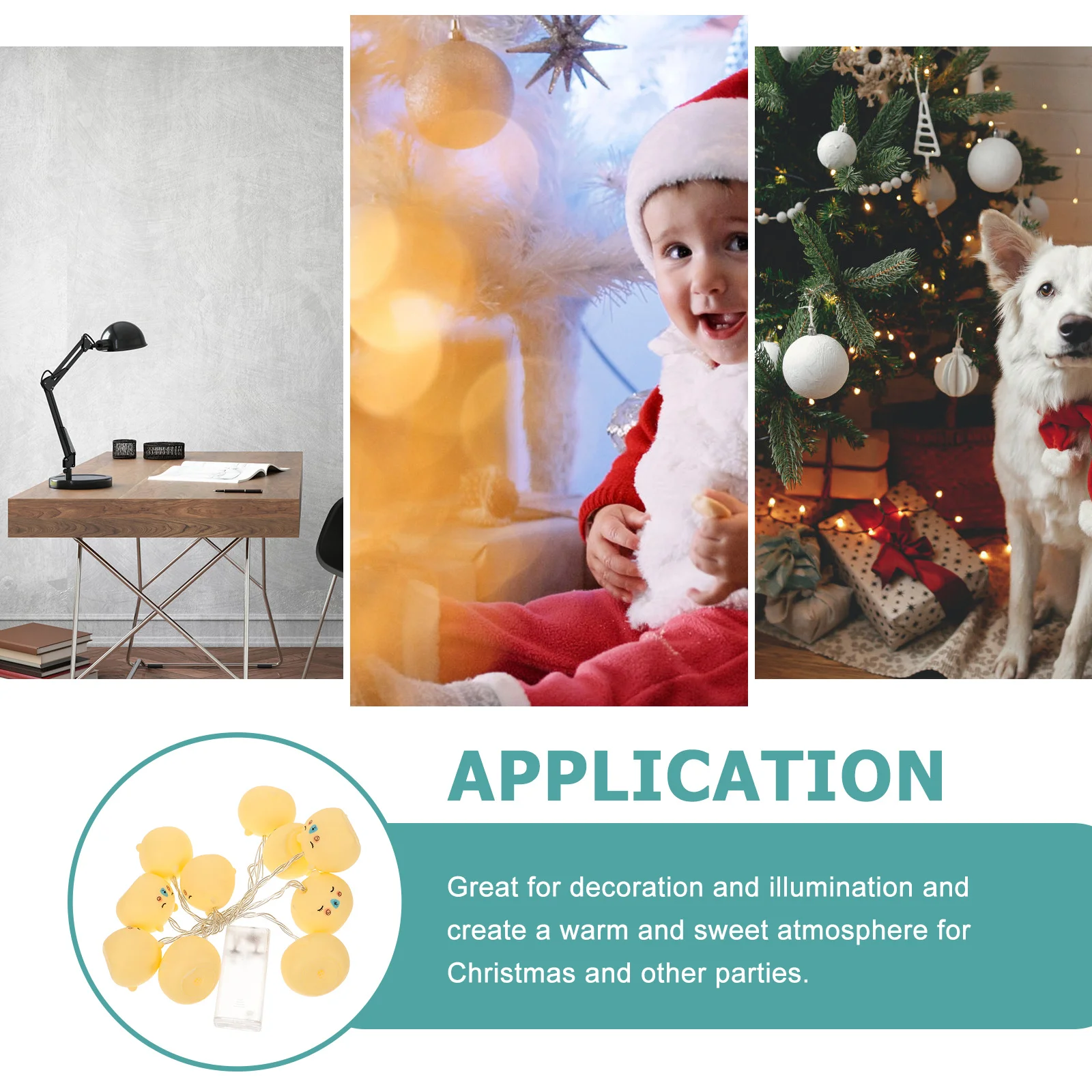 

Christmas Decoration Window Light Decorations Lights for Room Fairy up White Lighted Windows Indoor Decorative