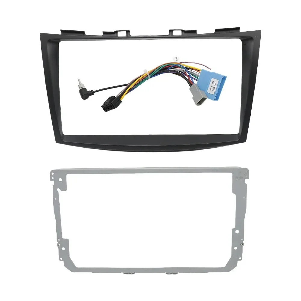 For Suzuki Swift Ertiga 2012+ 9 Inch Car Frame Fascia Adapter Decoder Android Radio Dash Fitting Panel Kit