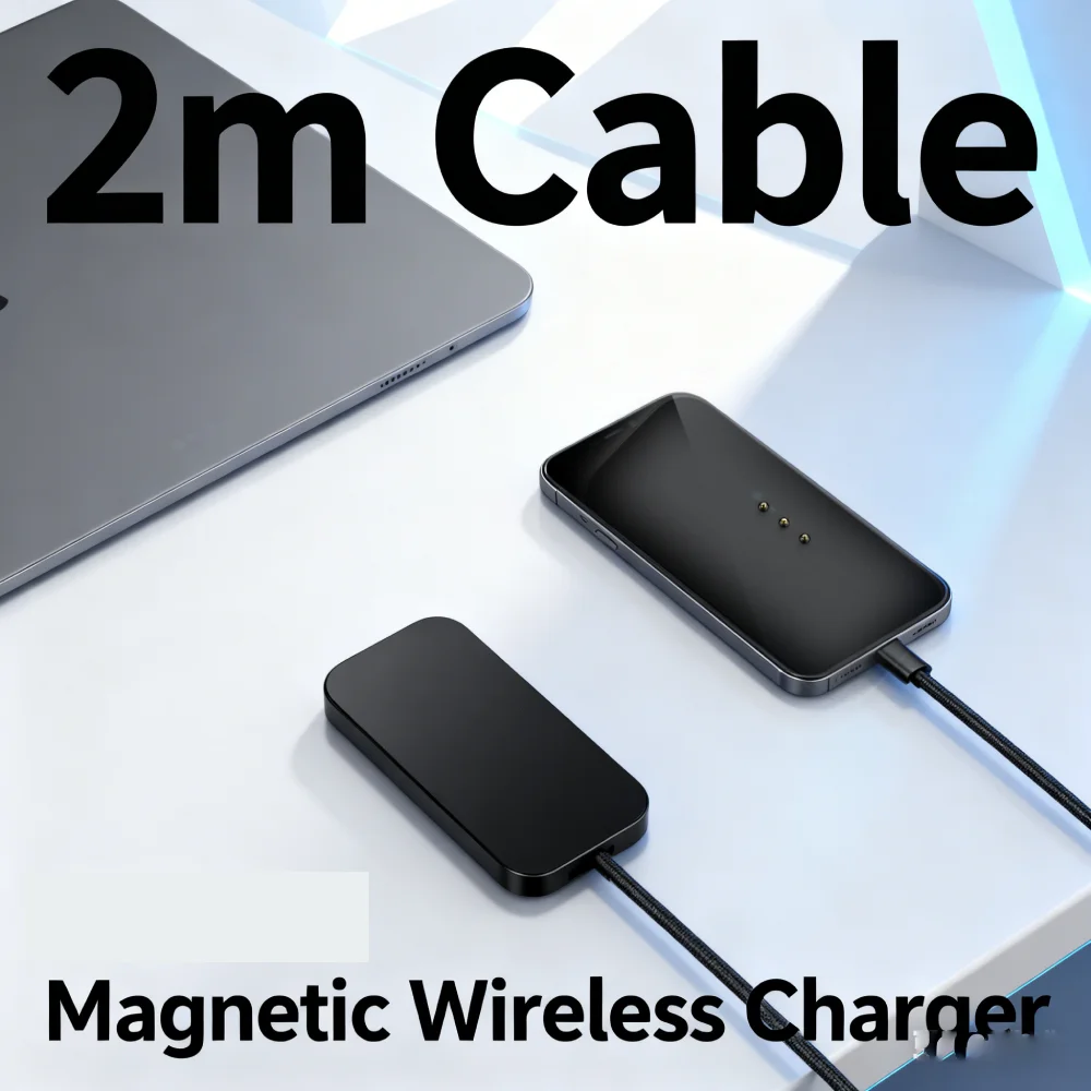 

2m Magnetic Wireless Charger For iPad Pro Fast Charging Smart Connector Charger Charging Pad Charger-Fast USB-C Charging Cable