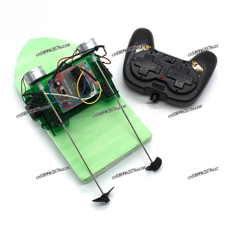 BOAT3 Remote Control Boat Full Set of Accessories, Power Boat Material Package, Long-distance Model Play Teaching Aids Kit