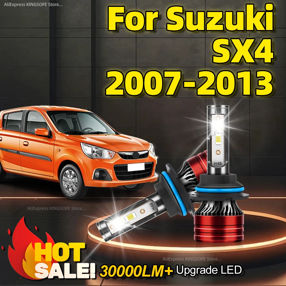 

LED Headlight Double-side CSP Chip Car Bulb 200W High Power 9007 Auto Lamp For Suzuki SX4 2007 2008 2009 2010 2011 2012 2013