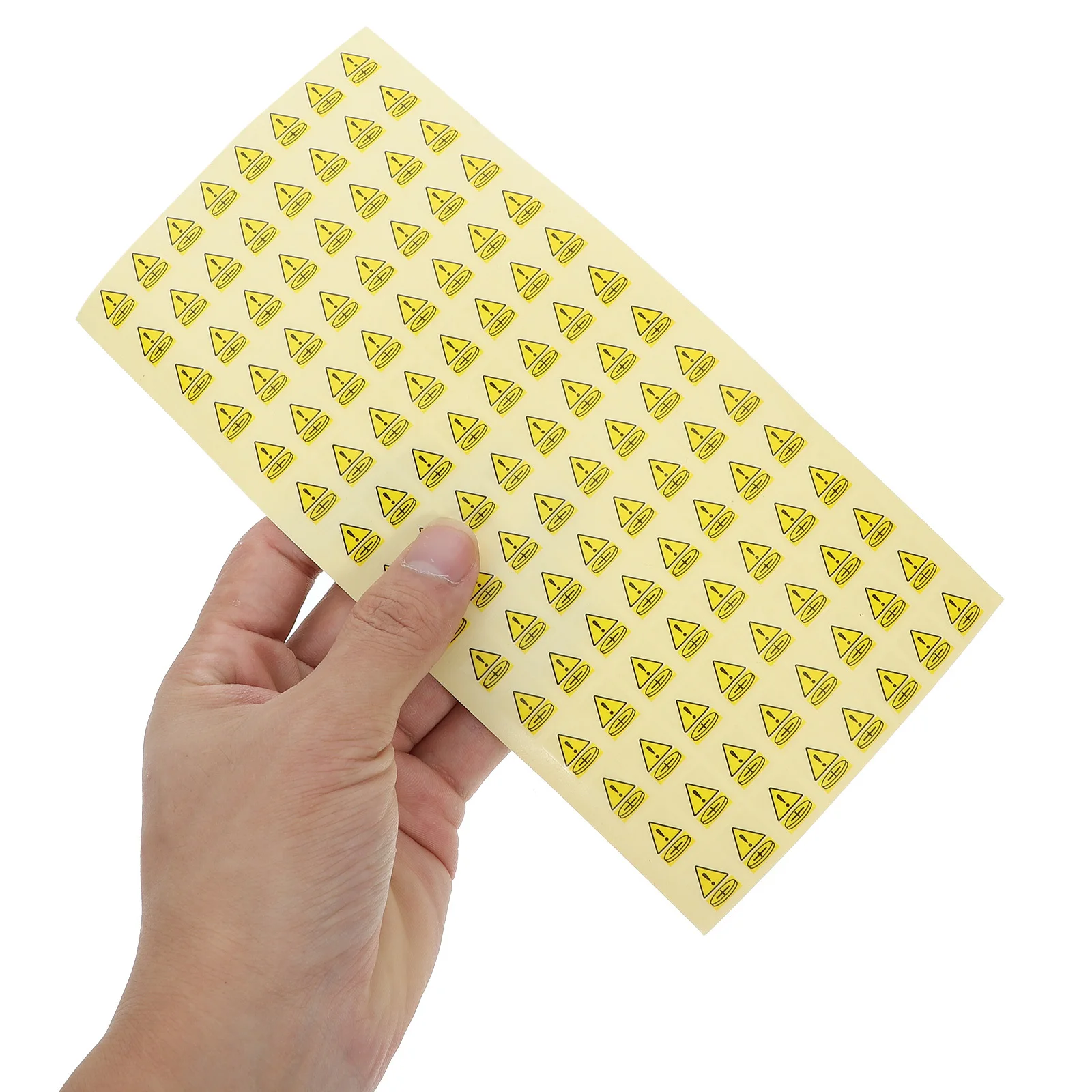 1000Pcs Button Safety Warning Labels Strong Adhesive Caution Stickers Hazard Alerts for Home School Workplace