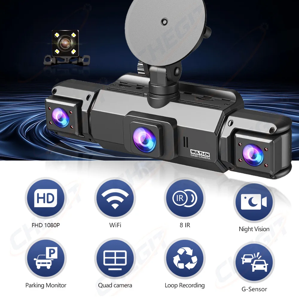 4K 360° Dash Cam with WiFi 2