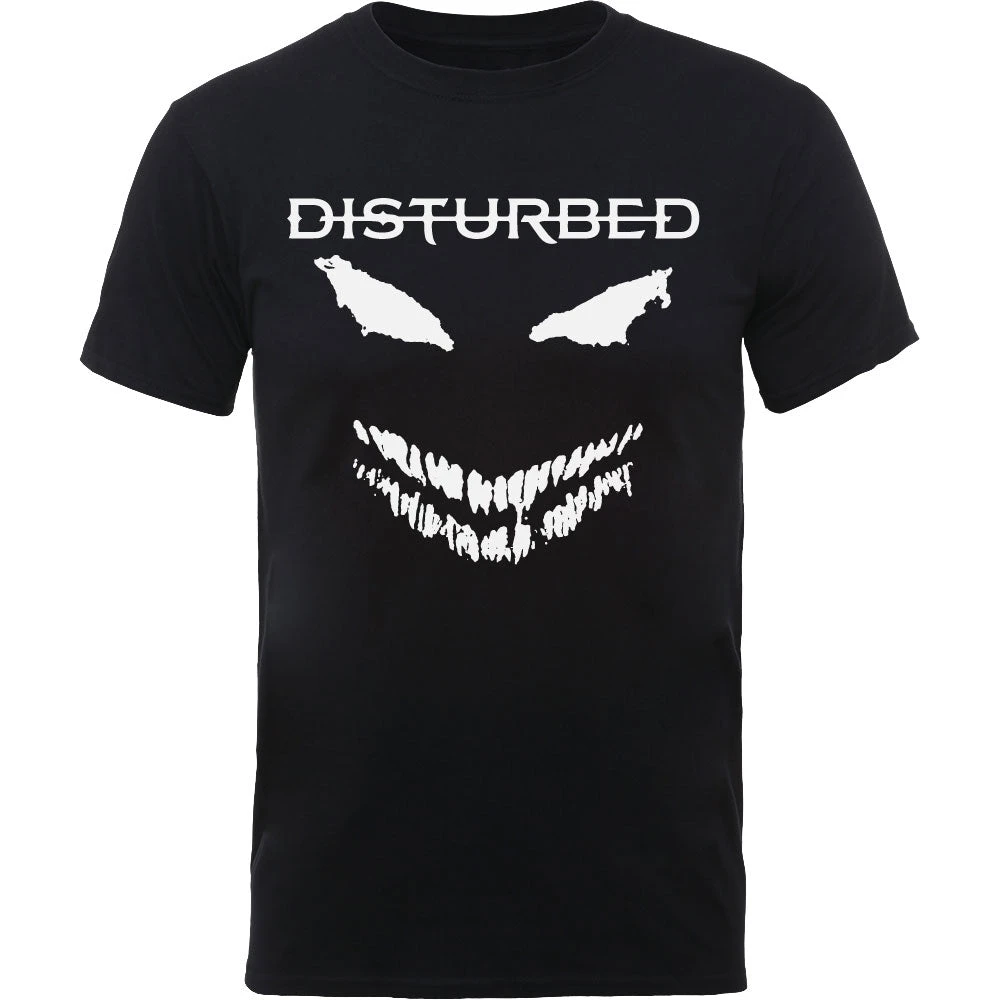 Asylum Disturbed Band T-Shirt Baumwolle Grafik-T-Shirt Herren Damen Sommer Streetwear – Detail 6
