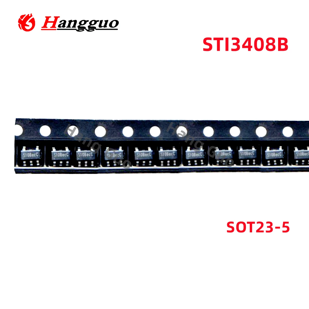 20PCS 50PCS 100PCS/Lot Original STI3408B SOT23-5 Synchronous Buck DC-DC converter screen printing S10B IC