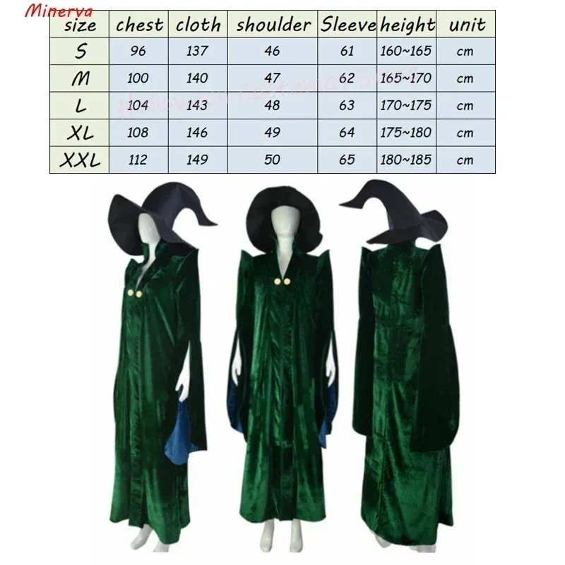 2024 New Harri Series Cosplay Clothes Minerva Professor Snape Voldemort Dumbledore Fleur Halloween Costume For Kids Adult Cloth