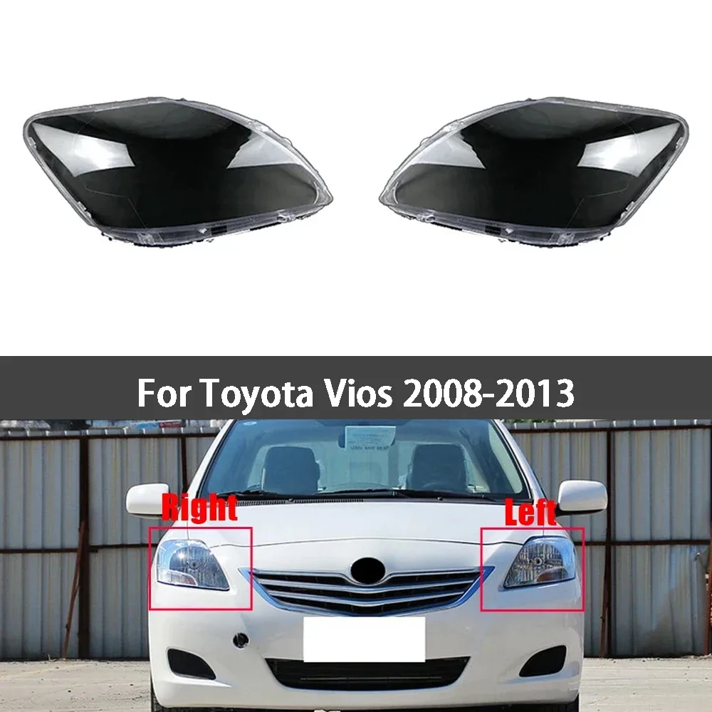 

Headlamp Lampshade Lampcover Head Lamp light Covers glass Lens Shell Caps For Toyota Vios 2008-2013 Car Replacement Auto Shell