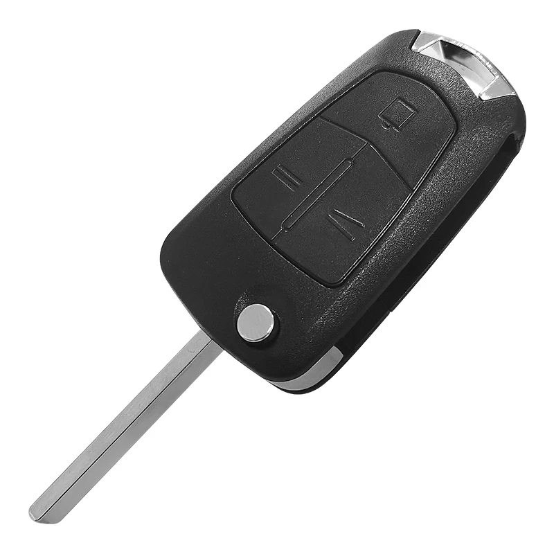 XNRKEY 3 Button Flip Remote Car Key PCF7946 Chip 433Mhz for Opel/Vauxhall Vectra C 2006-2008 Car Key