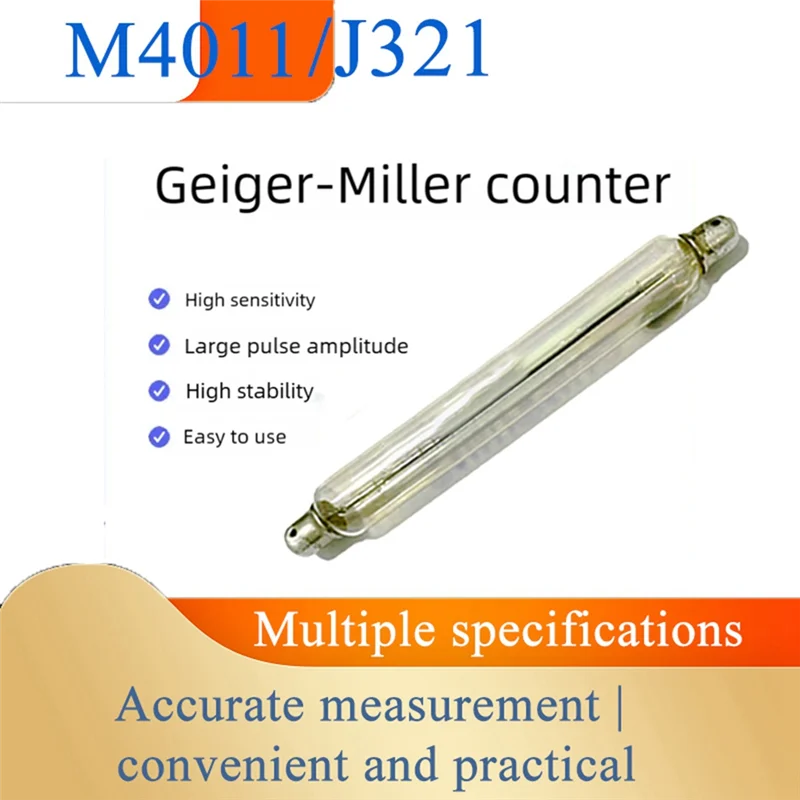 J321 Geiger Muller Tube Counter Hard Beta GM Detectors The Tube للإشعاع النووي