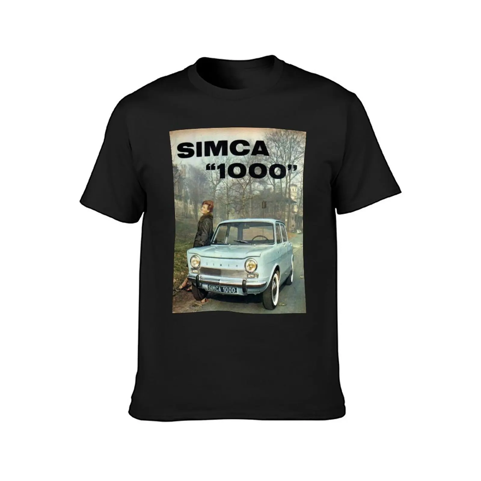 Simca 1000 T-Shirt quick-drying kawaii clothes hippie clothes blanks mens clothes