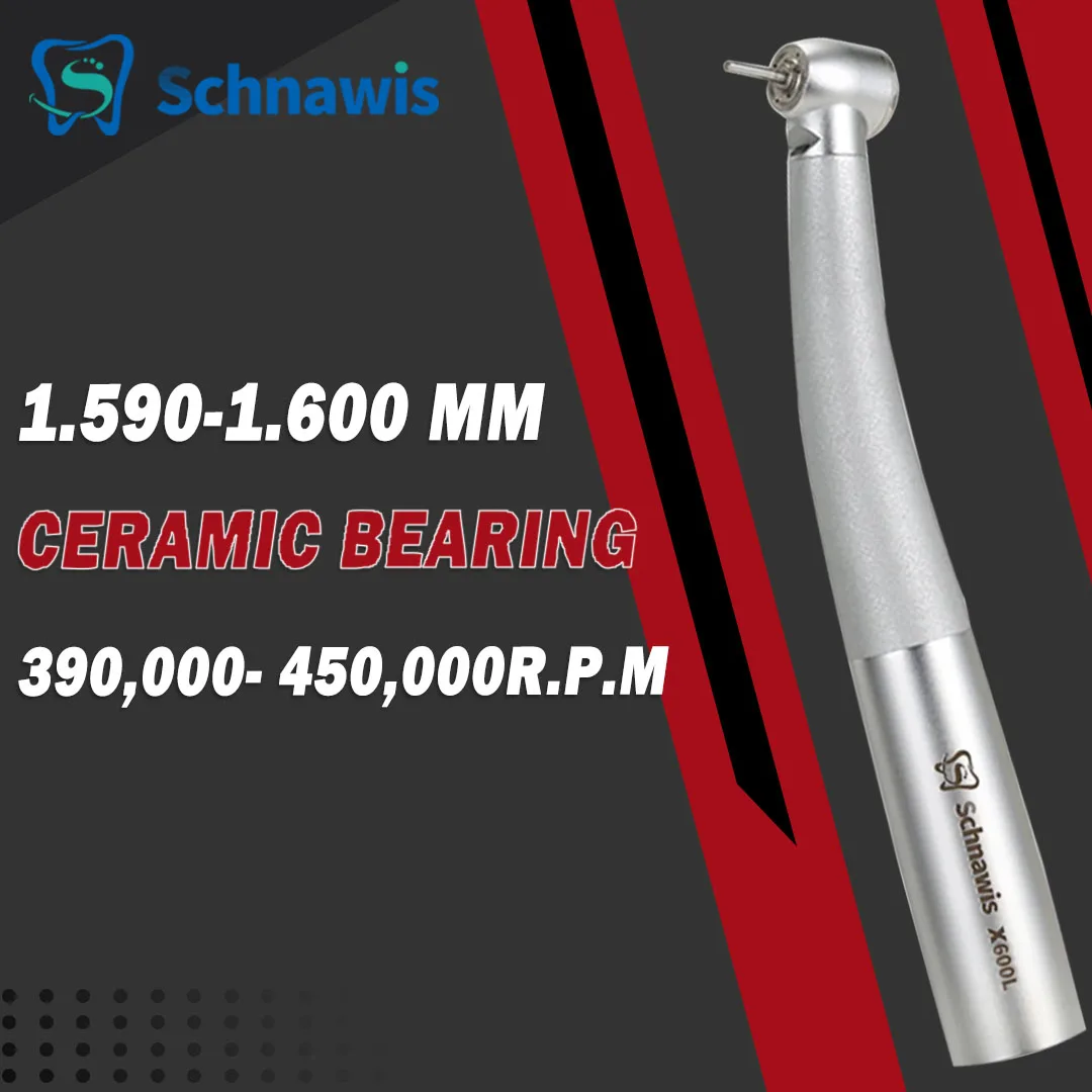 

Schnawis Dental High Speed Handpiece Internal Water Spray Dental Hand piece Rotor Tip Ceramic Bearing X500L Air Turbine