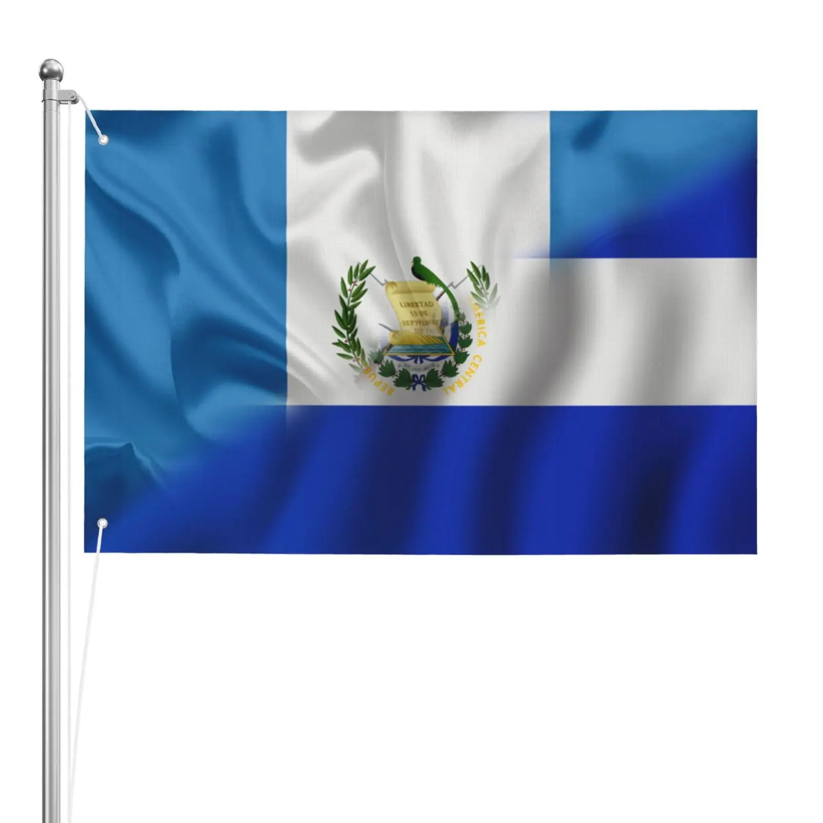 Flagnshow 100% Polyester Guatemala and El Salvador Flag