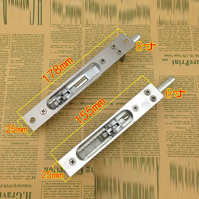 1PCS Pin Double Door Concealed Door Bolt Extended Stainless Steel Invisible Adjustable Anti-Theft Door Concealed Plug Hardware