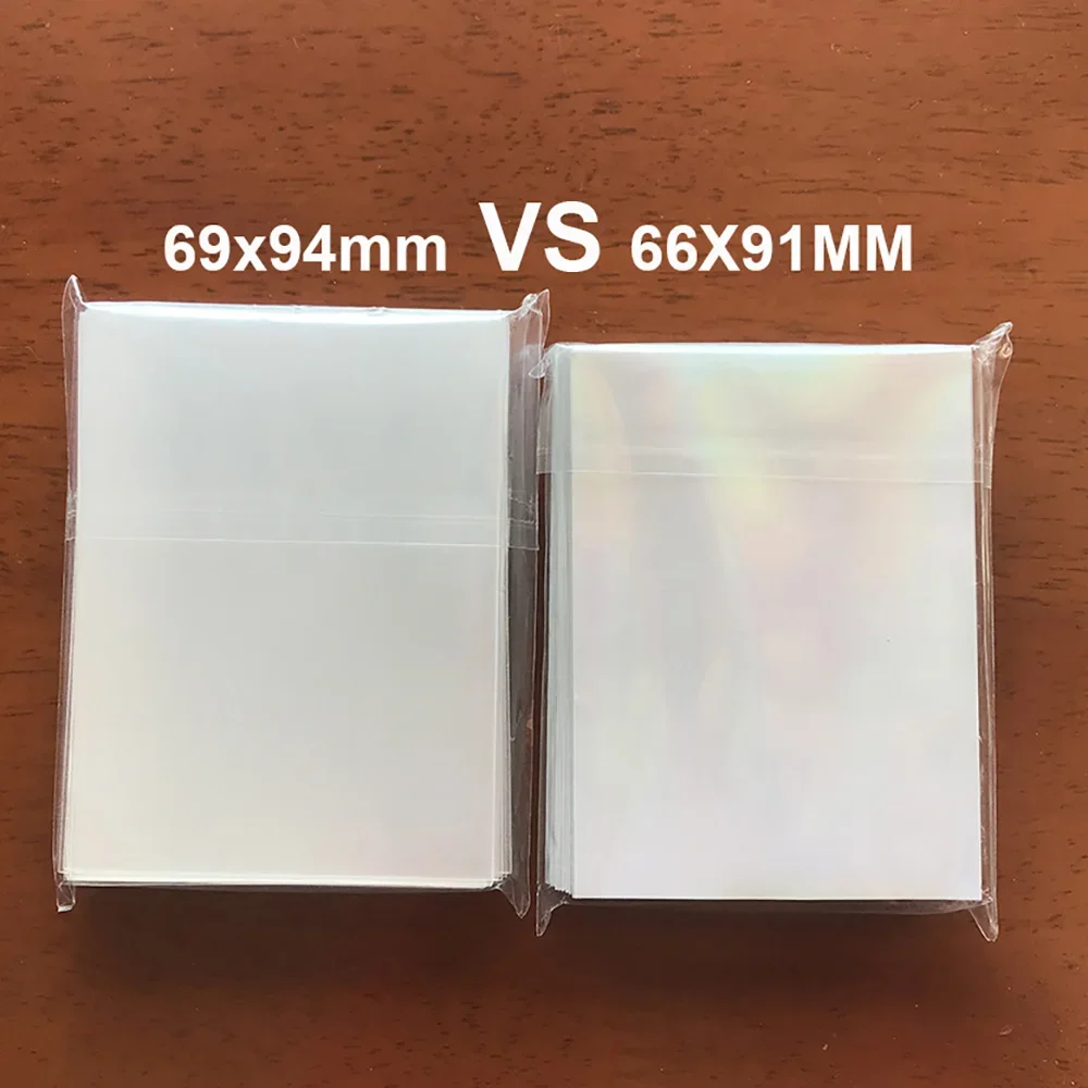 60CT Outer Clear Card Sleeves for Trading Card Board Game Matte Cover Deck Protectors 69x94mm Fits Standard Size TCG/PKM/MTG