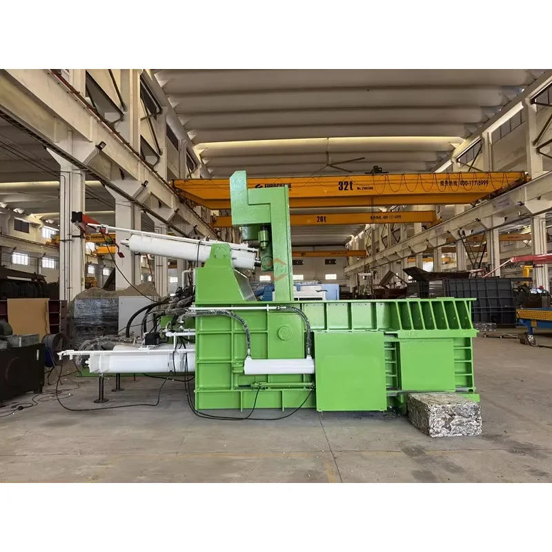 Crusher 2025 Packing 315T Metal Pressing Aluminum Cans Baler Hydraulic Machine for Recycling for Sale to Spain - view 3