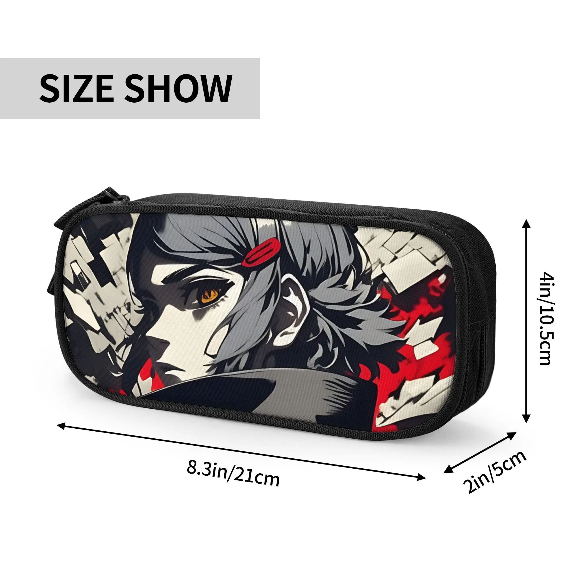 Custom Naruto Anime Theme Large Capacity Bags for Child  School Pencil Bag for Boys Gilrs Kids