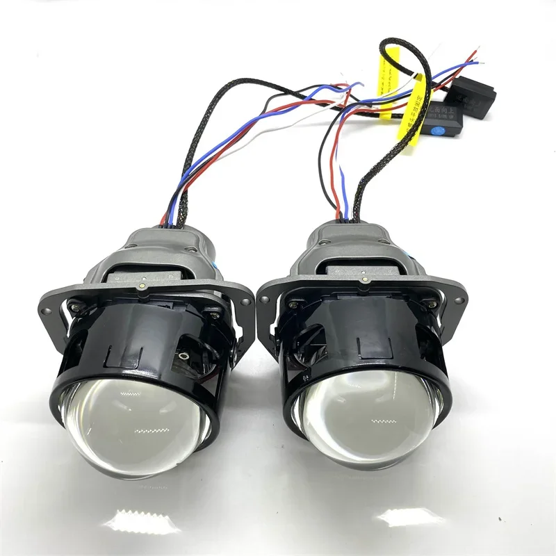 12v AFS 3.0inch Car Headlight Retrofit Kit Bulb Super Bright 6000k Bi-Led Projector Lens For Universal Car