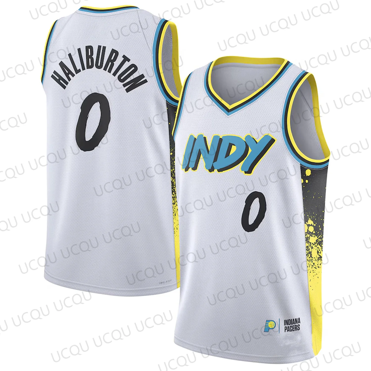 2024-25 Haliburton City Edition Jersey Indiana Chaleco Estilo Camiseta de baloncesto Jugador Fanwear Swingman Chaleco