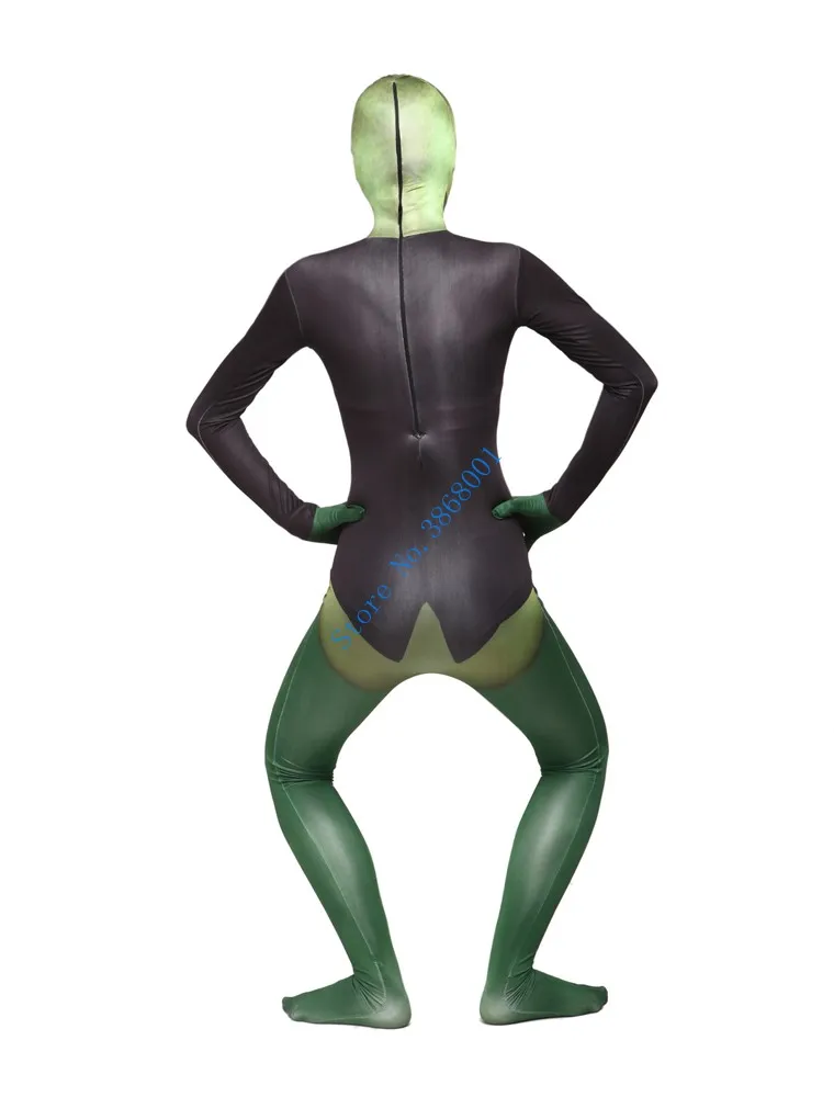 Animal funny frog cosplay Catsuit Costume Lycar spandex full Body Zentai suit stage costumes club party tuta