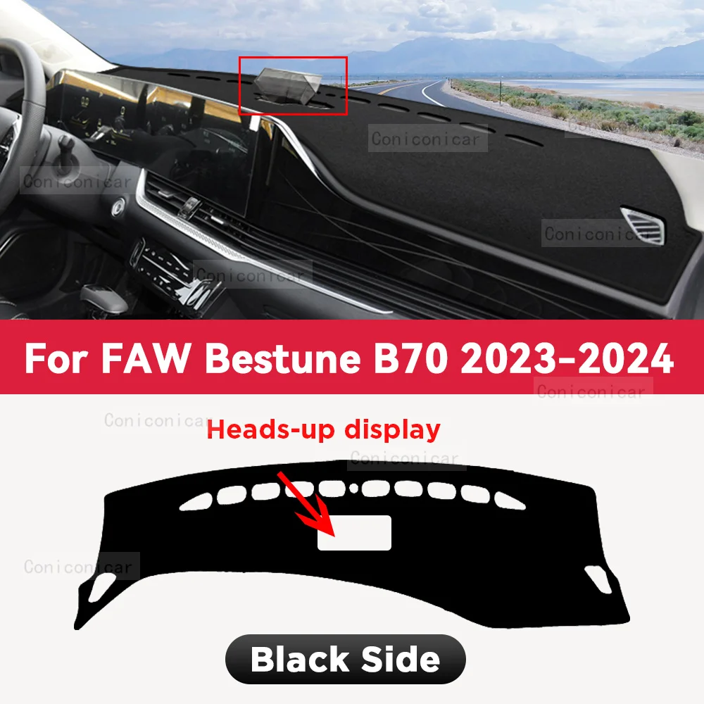 Voor FAW BESTUNE B70 2023 2024 Auto Dashboard Cover Mat antislip Zonnescherm Kussen Beschermende DashMat Pad Interieur accessoires