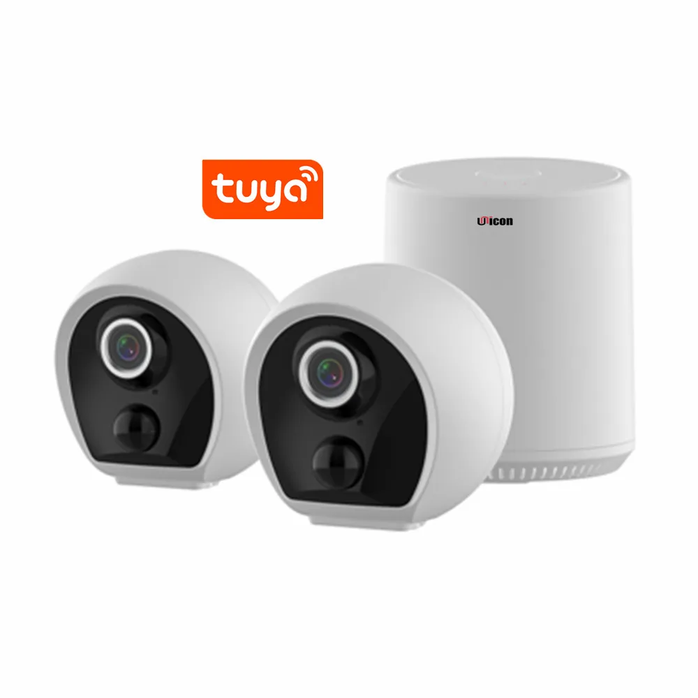 1080P CCTV مراقبة لوحة طاقة شمسية بطارية قابلة للشحن تعمل بالطاقة WiFi كاميرا 9 بوصة LCD Kit #2