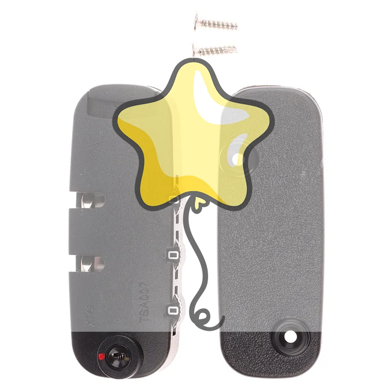 Security Fixed Lock Cupboard Cabinet Locker Padlock For TSA 3 Digit Password Combination Travel Bag Suitcase Luggage Accessories