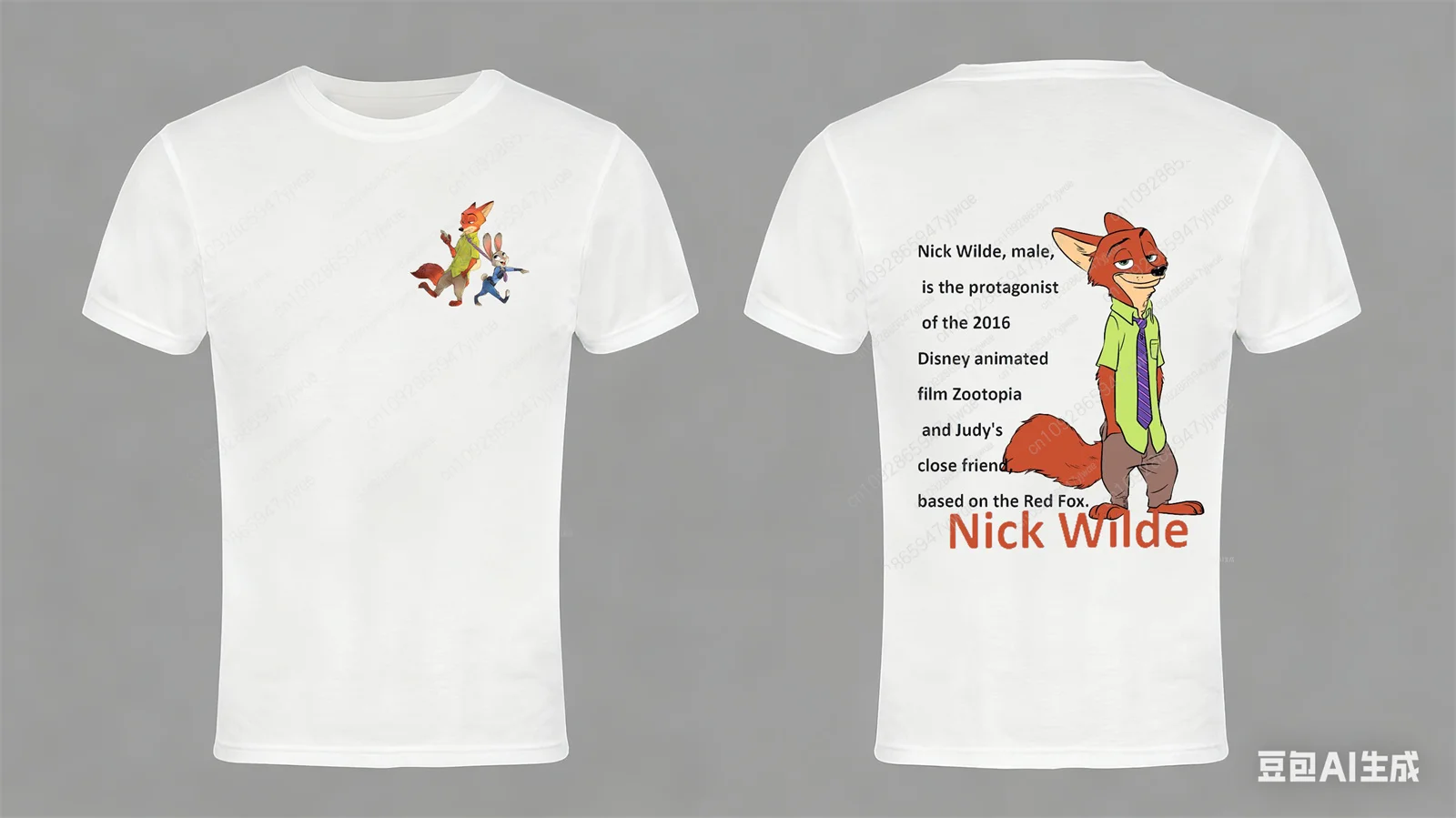 Zootopia Nick & Judy الكرتون الجرافيك المطبوعة زوجين قميص جودة عالية فضفاضة مريحة الشارع الأعلى المرأة الخريف جديد تي شيرت #5