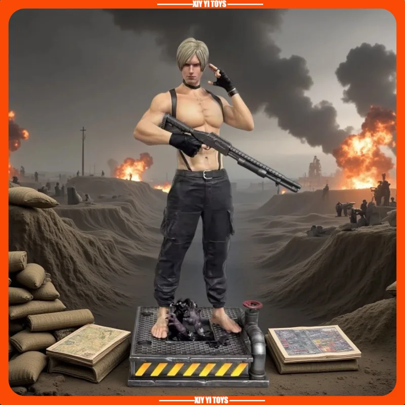 

New Jill Figure Anime Leon Biohazard Valentine Leon Scott Kennedy Figures 1/10 Collection Doll Collectible Toys Birthday Gift