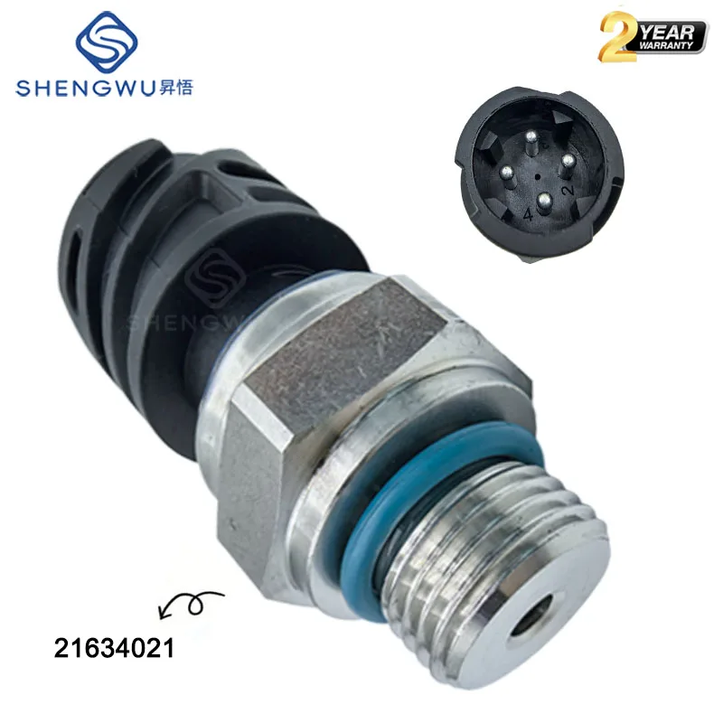 Engine Pressure Sensor 21634024 21634021 21634017 For Volvo Truck VN VNL VHD FH FM Mack D11 D12 D13 Fuel Oil Crankcase Sensor