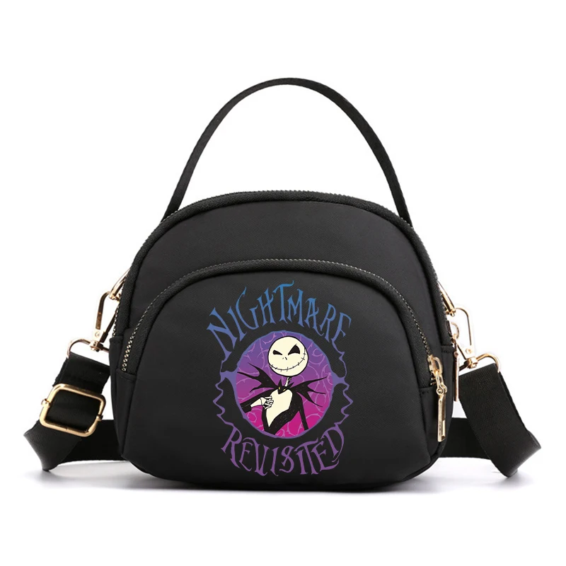 New Disney The Nightmare Before Christmas Crossbody Bags for Women Kawaii Cartoon Printed Bag Y2K Women Handbags Shoulder Bag