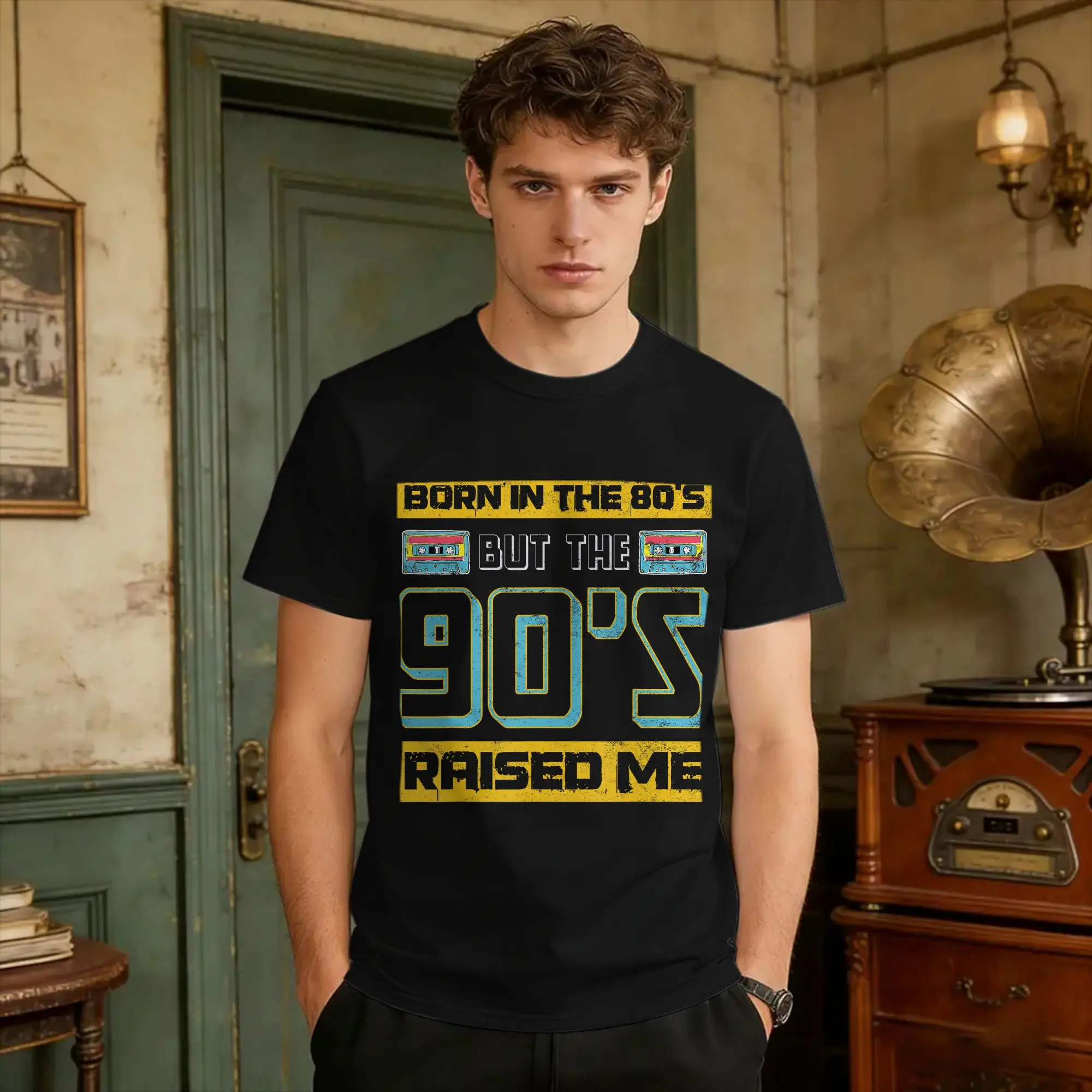 Funny Old Gamer Gaming Retro 80s 90s Video Game Controller T-Shirt Beach T Shirts Pure Cotton O-Neck Plus Size Clothes Tshirt