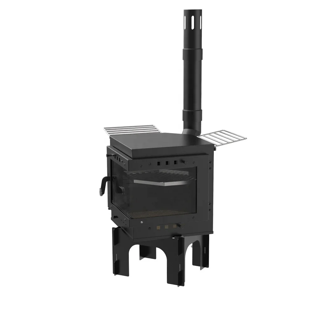 Newest Garden Stove Outdoor Fireplace Fireview Camping Stove Wood Burning Stove with Oven