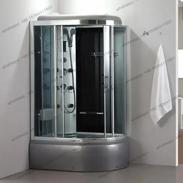 

Shower room, integrated bathroom, bathroom, steam arc fan-shaped bath and bath, Kanglida tempered glass room is genuine.