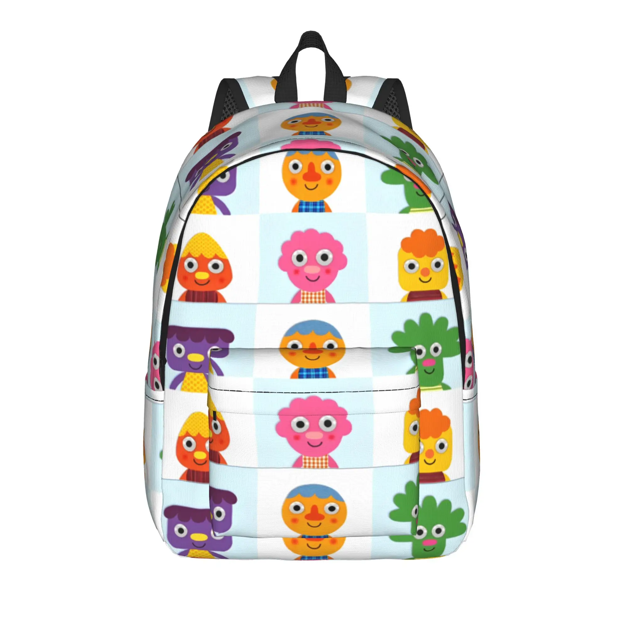 Noodle & Pals Micro Super   Nursery Rhymes Songs Backpack  Travel Backpacks Student Unisex Custom Big Bags Stylish Rucksack