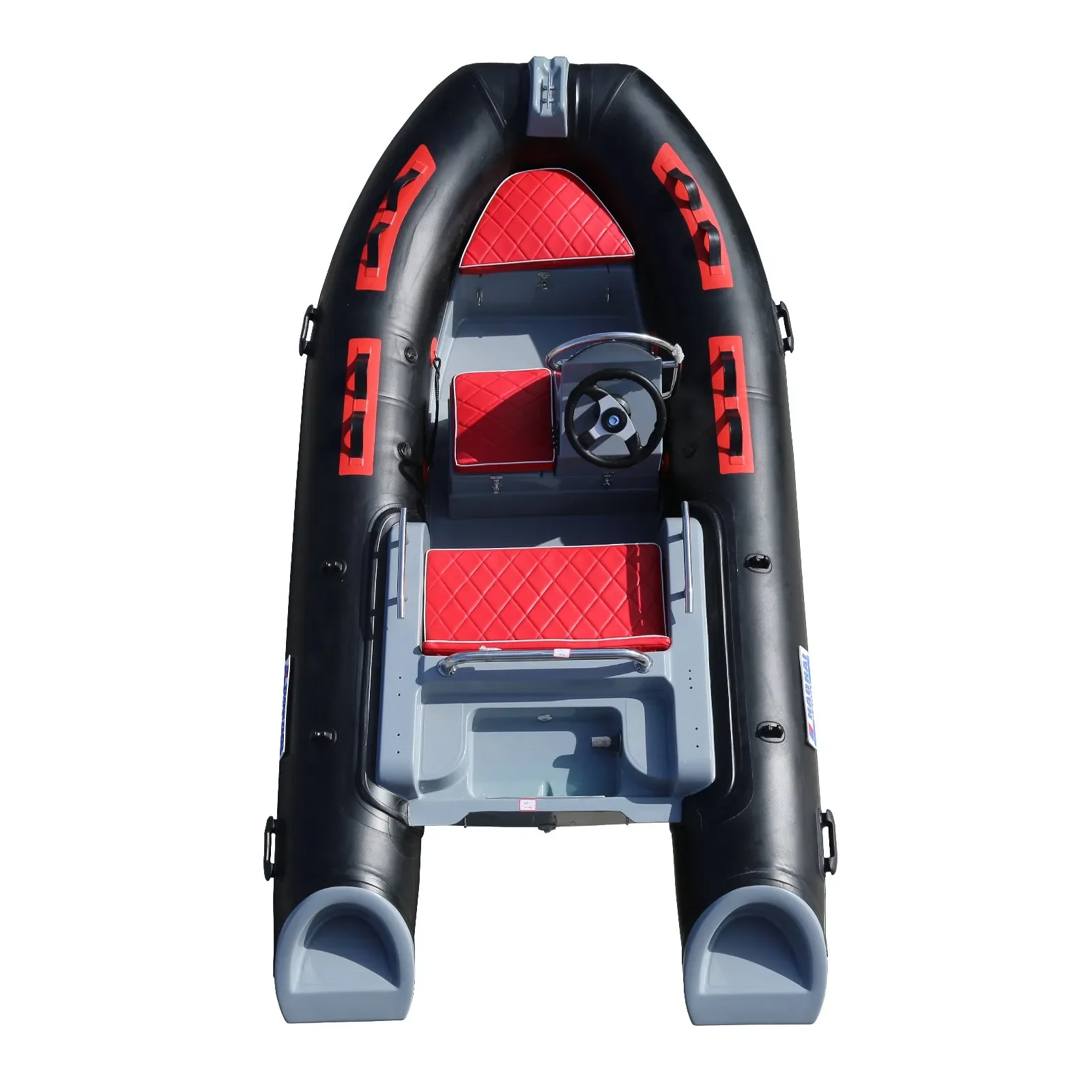 11.8feet 3.6m Fiberglass Rigid Hull Orca Hypalon Inflatable Rowing Boat Rescue Boat