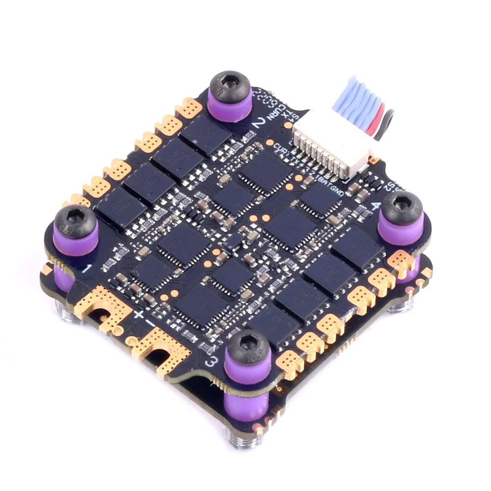 SKYSTARS F7HD Pro4 MPU6000 Flight controller and KO45A/60A AM-32 32bit 128K 4IN1 ESC fly tower stack