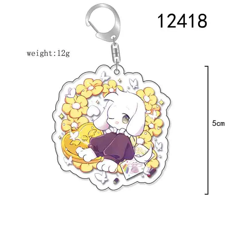 Llavero del juego Undertale Sans, accesorio colgante para bolso, insignia de dibujos animados, regalo para fanáticos de la joyería