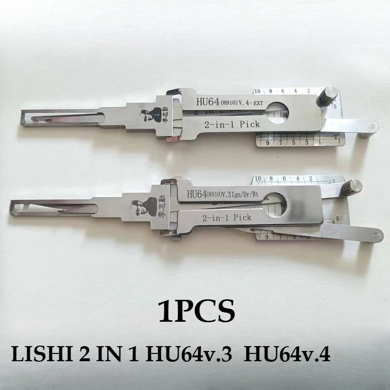 

1PCS HU64(8910)v.3lgn/Dr/Bt Lishi Tools Model Lishi 2-in-1 Locksmith Tools for Automotive Locks - FOR Mercede/s-Ben/z Lockpick