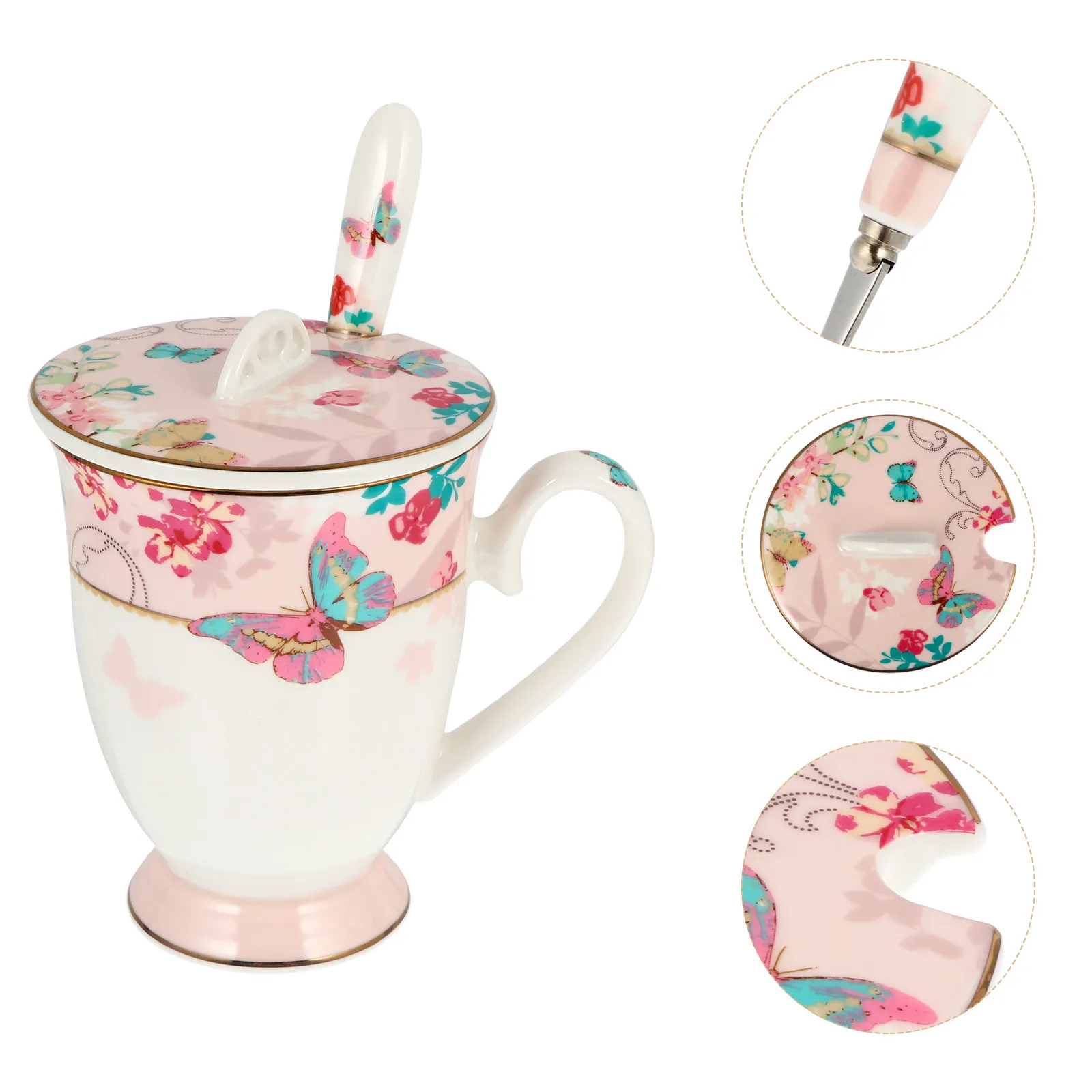 

1Set Ceramic Mug Set Heat-Resistant Drink Mug for Coffee Beer Juice Water Milk Soda Mixed Drinks Home Office Use Creative Water