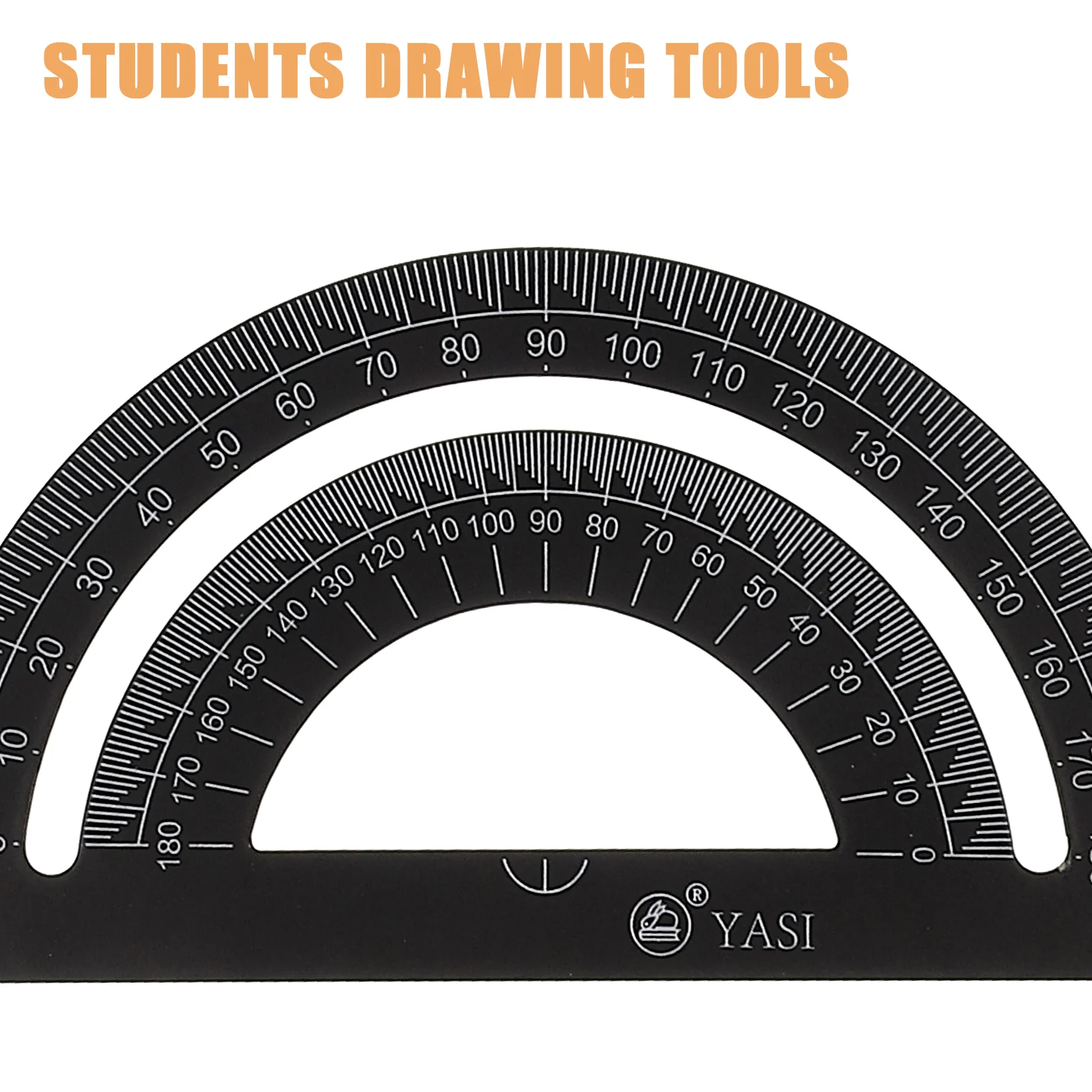 Drawing Ruler Office Kids Stationery Measuring Kit Professional Drafting Metal Student