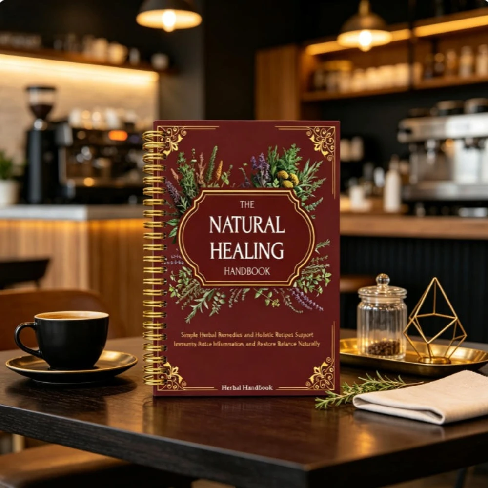 

New Natural Healing Guide Herbal Book, Step-by-step Recipes To Improve Heart Health, Blood Pressure and Concentration.