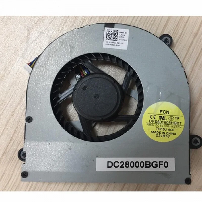 

Q THPDJ DC28000BGF0 FB6A Cooling Fan For Dell Alienware M17X R3 R4 R5
