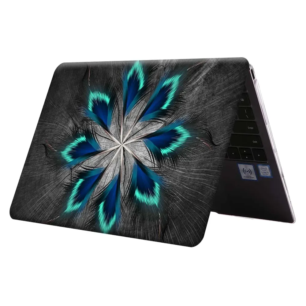 Funda de repuesto para ordenador portátil Huawei MateBook 16 2021, carcasa para portátil con patrón de serie de plumas, accesorios para ordenador